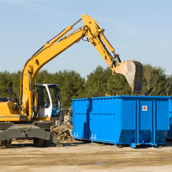 is there a minimum or maximum amount of waste i can put in a residential dumpster in Daugherty Pennsylvania